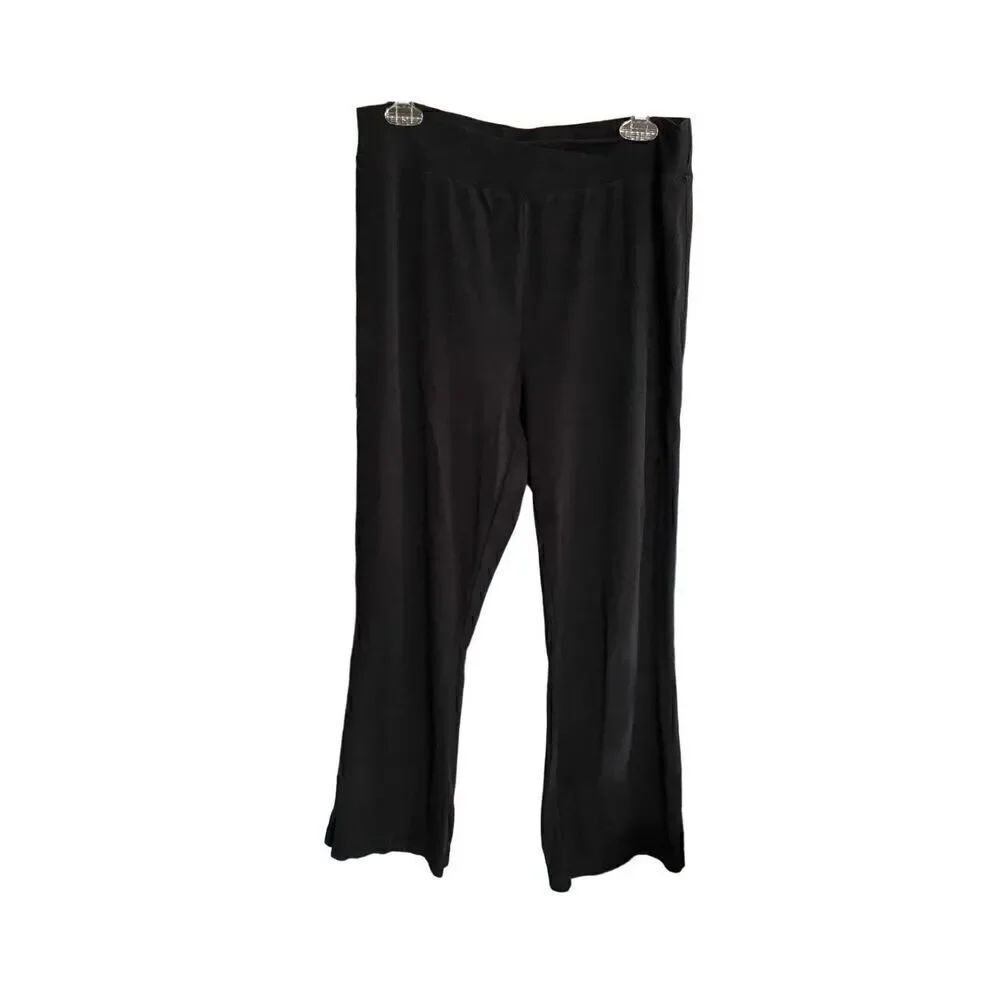J Jill women’s black pull on stretch knit pants S/LP